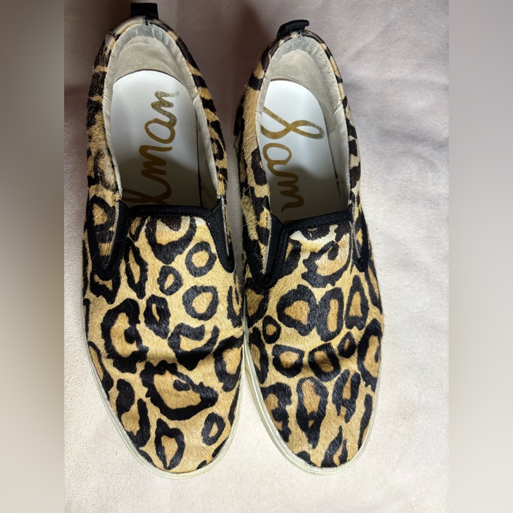 SAM. Women's Leopard Print Slip-On Shoes